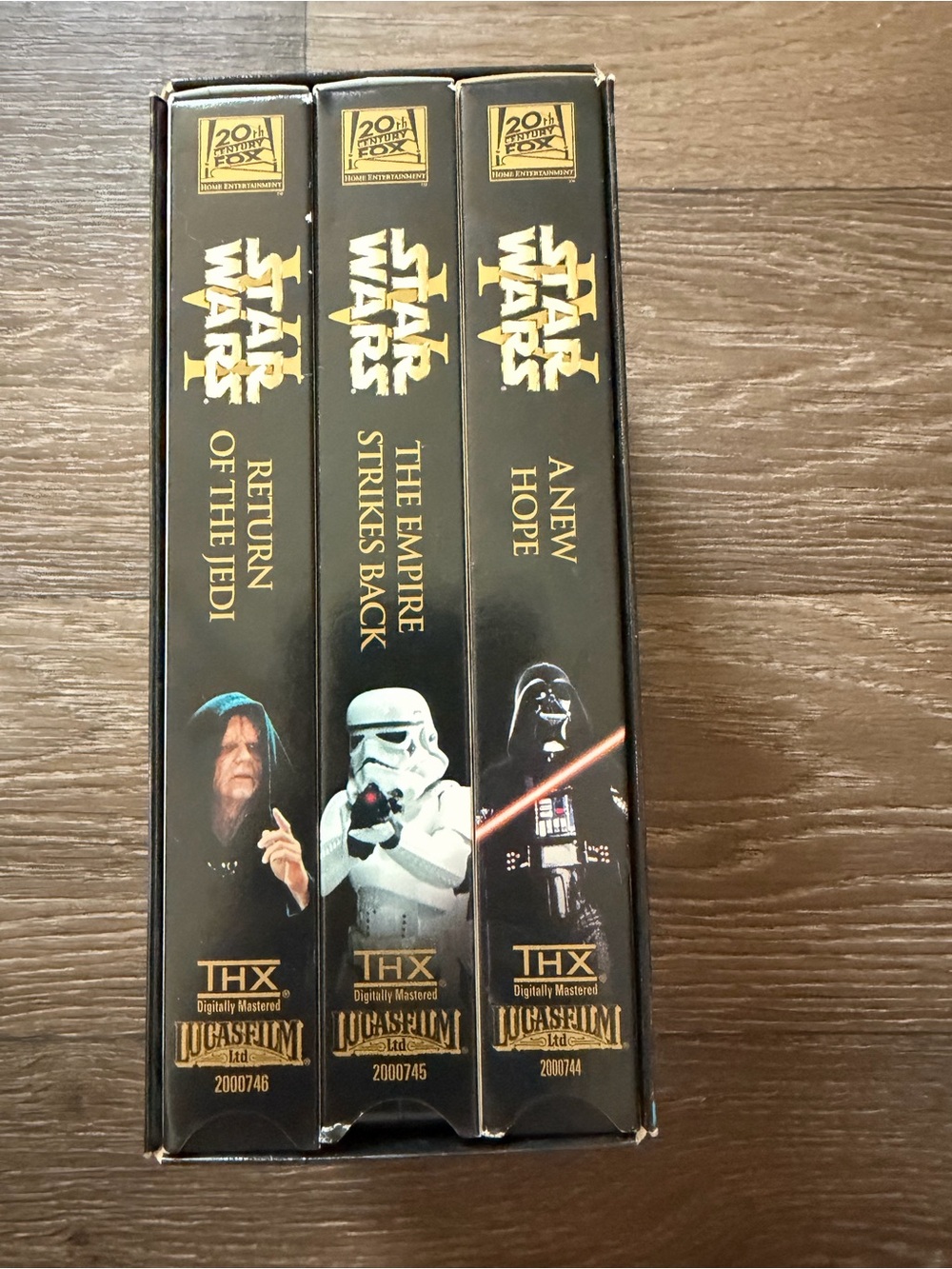 Star Wars Trilogy VHS Tape Box Set